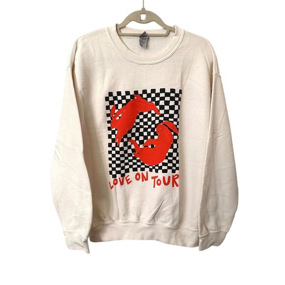 HARRY STYLES Love On Tour Crewneck Sweatshirt Medium - Picture 1 of 4